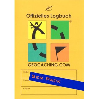 offizielles Logbuch-Aufkleber, 5er Pack