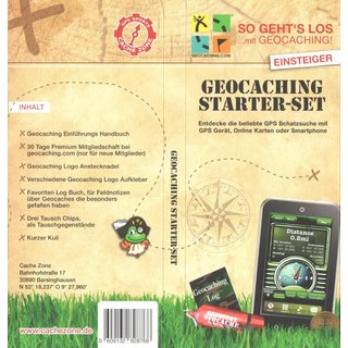 Cache Zones Geocaching Einsteiger: Geocaching Starter-Set