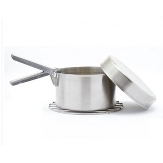 Kelly Kettle Kochset (Stainless Steel) - Small fr das Trekker Model