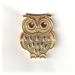 Owl Geocoin - Nr. 200 - The Golden One