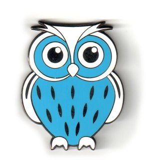 Owl Geocoin - Smurf