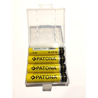 Ni-Mh Akku von PATONA, Micro (AAA / R3) - Bundle 2 x 4er Box