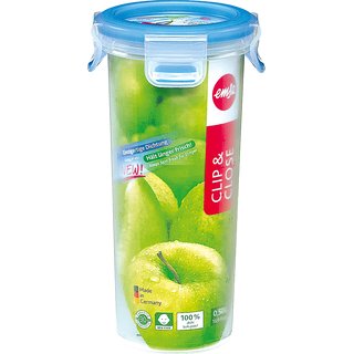 Clip & Close, rund 0,5L hellblaue Dichtung