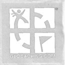 GC-Logo, transparent Au�en, Logo wei� - ca. 5,8 x 6 cm