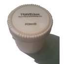TRAVELbox - wei�e Dose mit Schraubdeckel und...