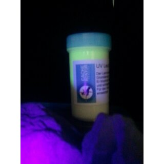 UV Leuchtfarbe,  Lack inkl. Grundierung, 50ml gr�n