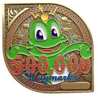 Waymarking  Geocoin, 500k Special Edition