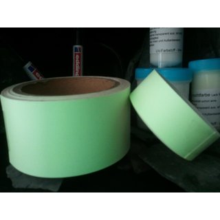 selbsthaftendes Nachleucht-Tape 50mm x 5m (grn/gelb)