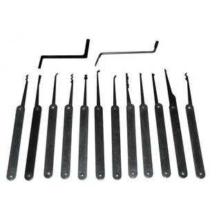 Vollmetall-Lockpicking-Set (12 Picks)